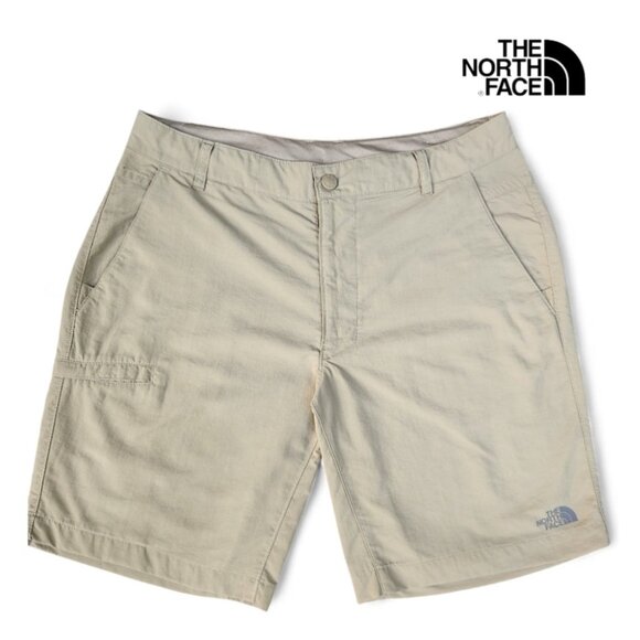 The Noth Face Men's Authectic Horizon Hiking 2.0 Khaki Regular Fit Short Size 34 - Picture 1 of 16